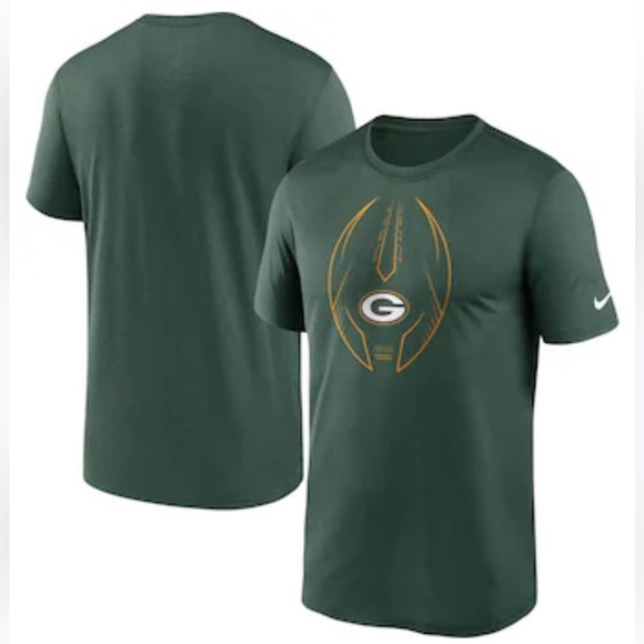 Nike Green Bay Packers Graphic Dri-Fit  The Nike Tee Men's Shirt - Picture 1 of 8